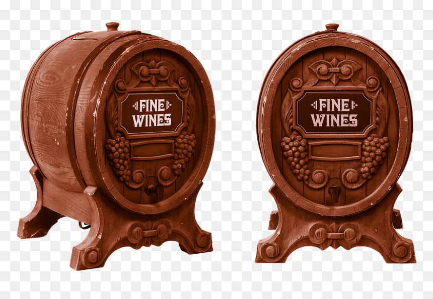 Wine, HD Png Download - wine barrel png