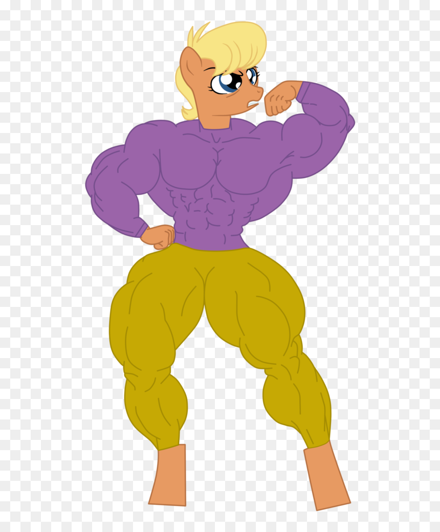 Bodybuilder Vector Animation - Daisy Duck Muscle, HD Png Download - bodybuilding vector png