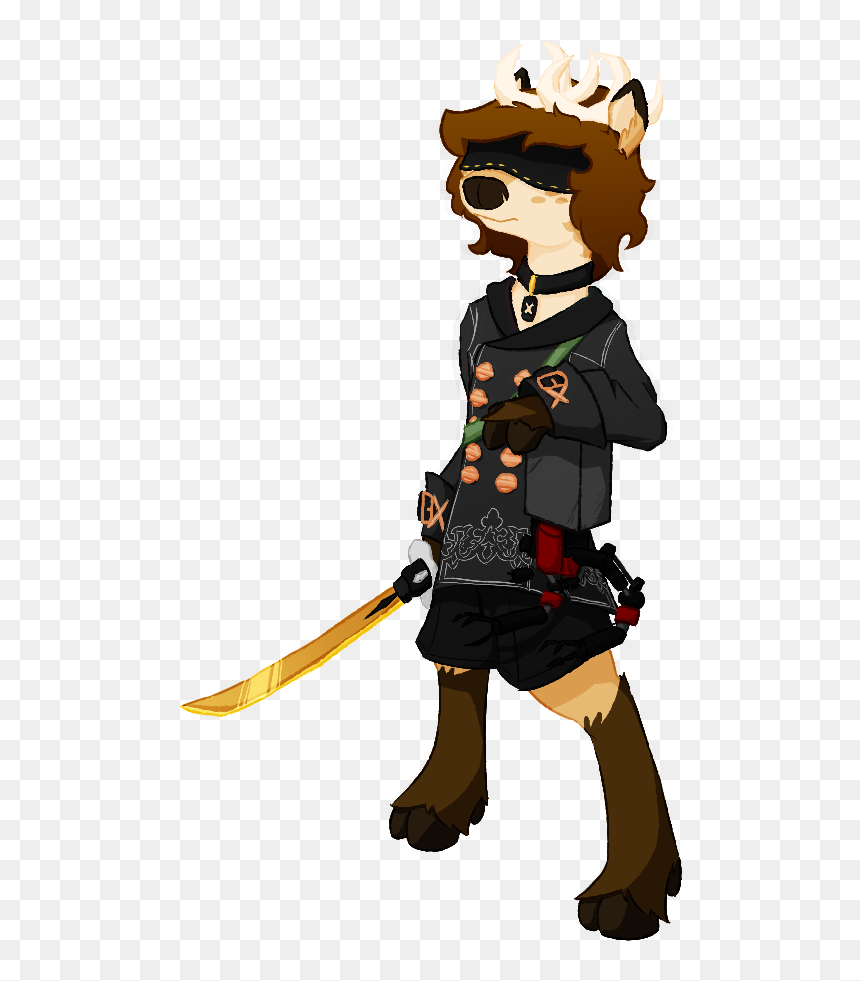 Deer Automata - Cartoon, HD Png Download - gun flare png