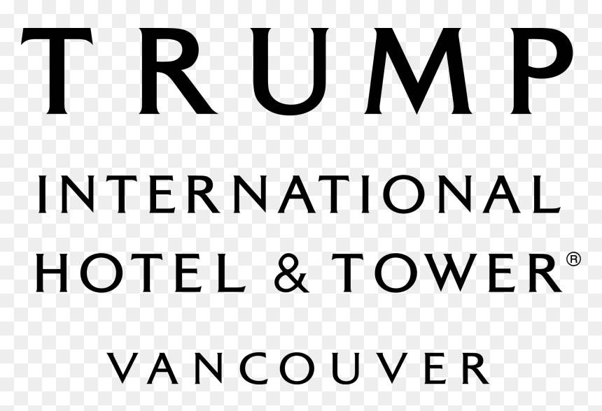 Trump International Hotel And Tower Vancouver - Monochrome, HD Png Download - trump tower png