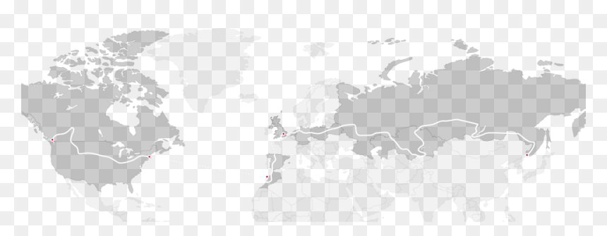 Map-world - Map Of Coronavirus Countries, HD Png Download - around the world png