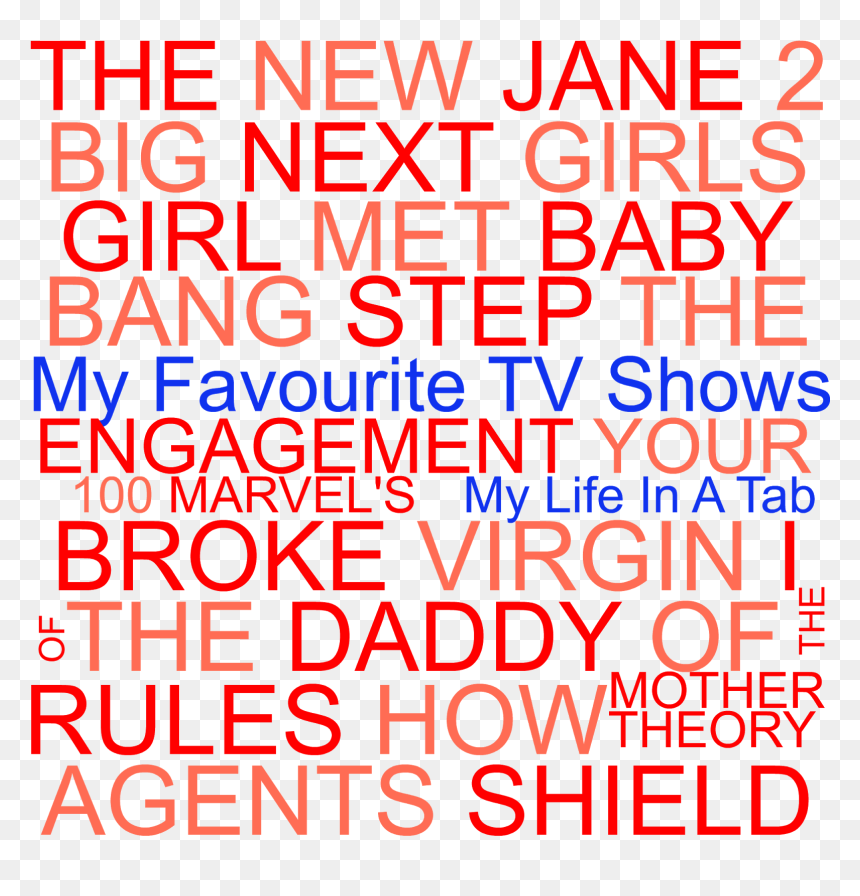 My Favourite Tv Shows, HD Png Download - tv shows png