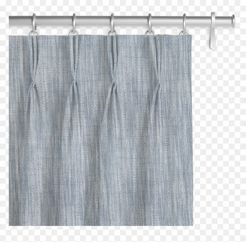 3 Pinch Pleat Drapes - Linen And Cotton Blend Curtain Fabric, HD Png Download - modern curtains png