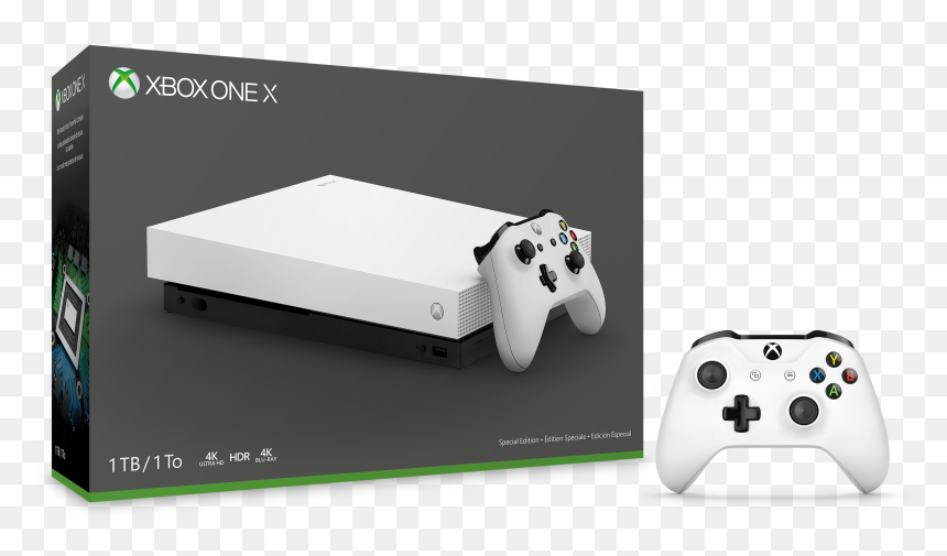 The Best Xbox One Deals April - White Xbox One X 1tb, HD Png Download - original xbox png