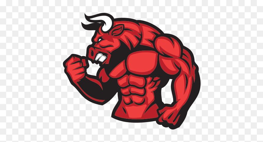 Muscle Bull Png - Red Bull Face, Transparent Png - bodybuilding vector png