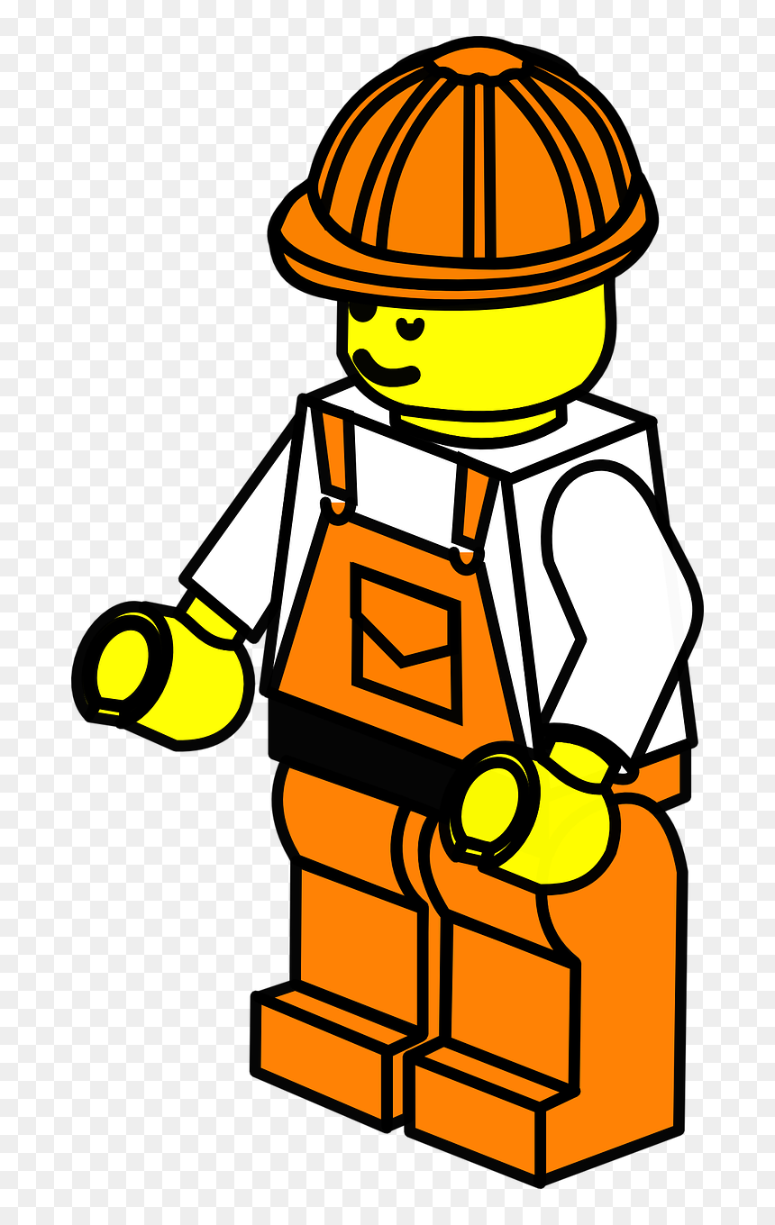 Lego Construction Clip Art, HD Png Download - lego man png