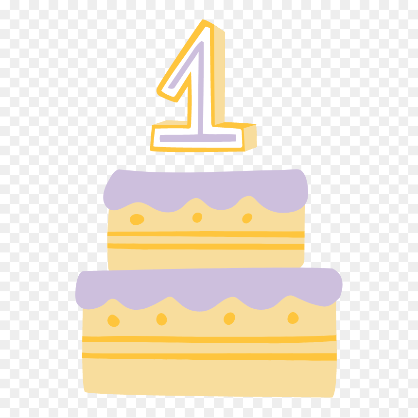 Clip Art, HD Png Download - first birthday cake png