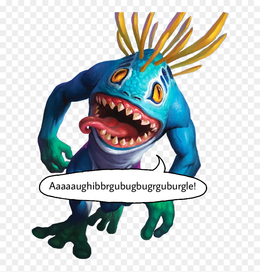 #hearthstone #murloc #freetoedit - Murloc Art, HD Png Download - murloc png
