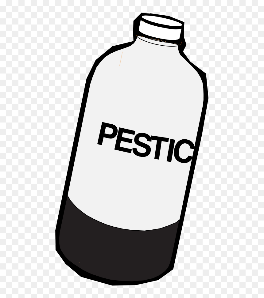 Pesticide 20clipart - Pesticide Bottle Clipart, HD Png Download - bottle vector png