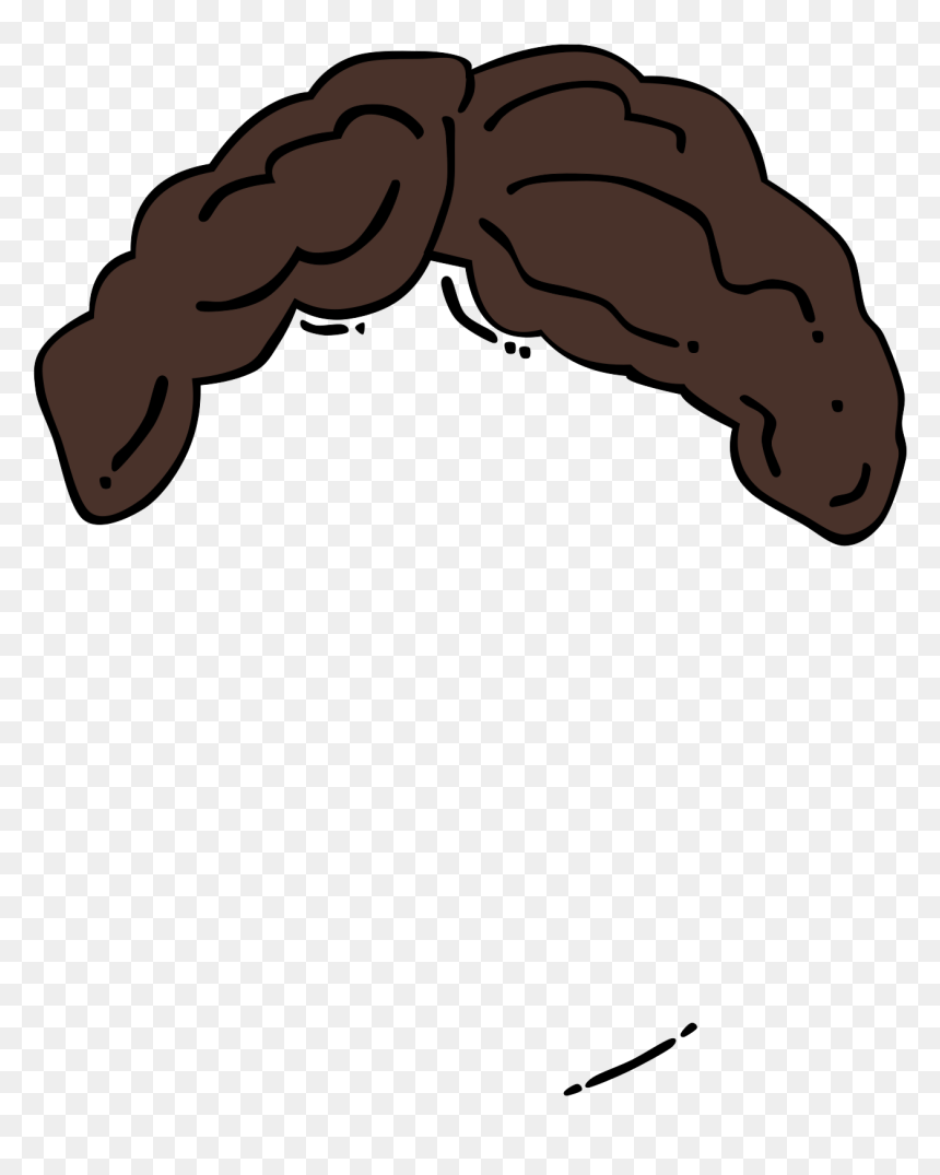 Cartoon Boy Face Png, Transparent Png - hair wig png for men