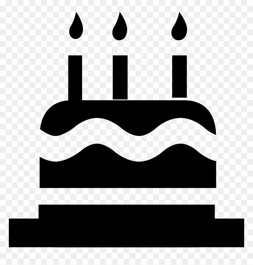 Si Glyph Birthday Cake, HD Png Download - first birthday cake png