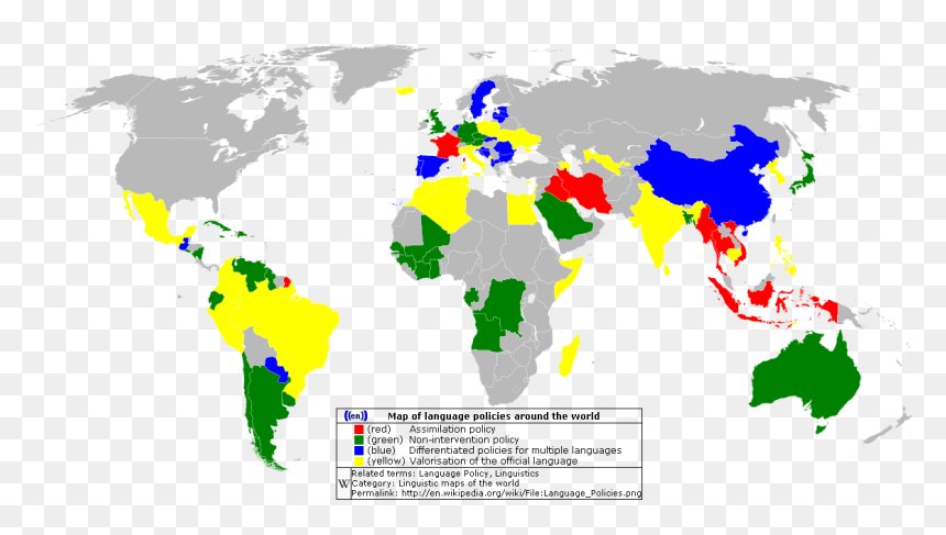 Language Policies - Countries That Recognise Azerbaijan, HD Png Download - around the world png