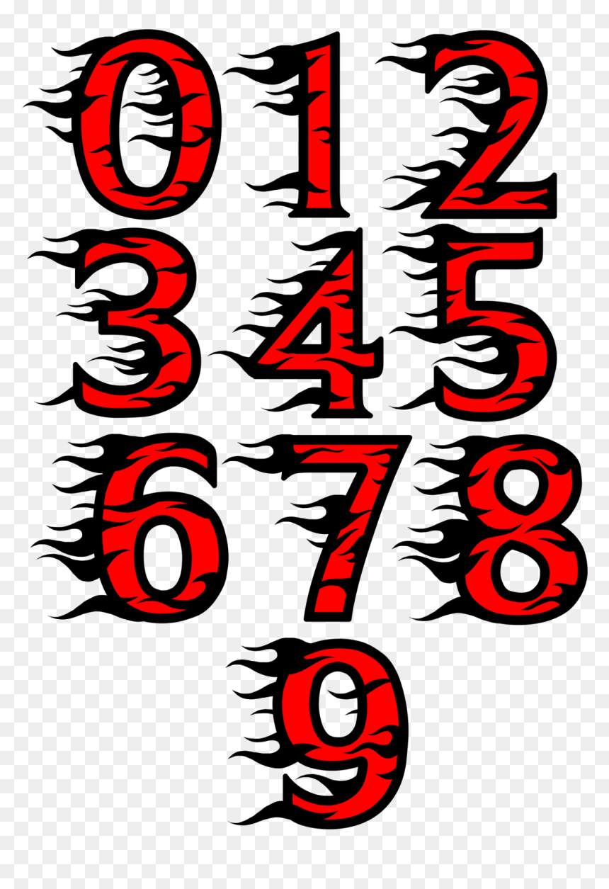 Flame Style Number/letter Hats Clipart , Png Download, Transparent Png - burning letter a png