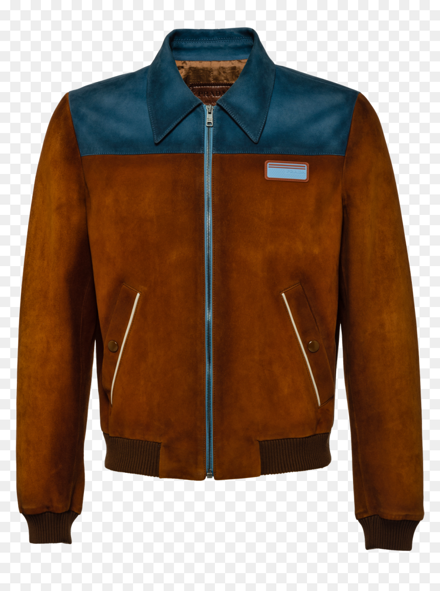 Prada Leather Black Jacket Bomber Men Clipart , Png, Transparent Png - men clipart png