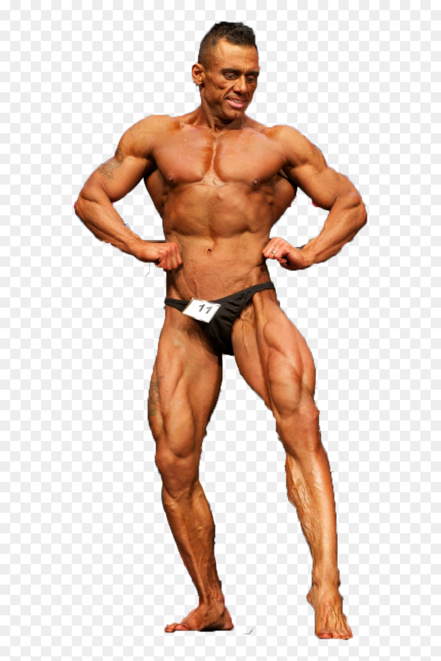 Bodybuilder Muscle Png - Body Builder Transparent Background, Png Download - bodybuilding vector png