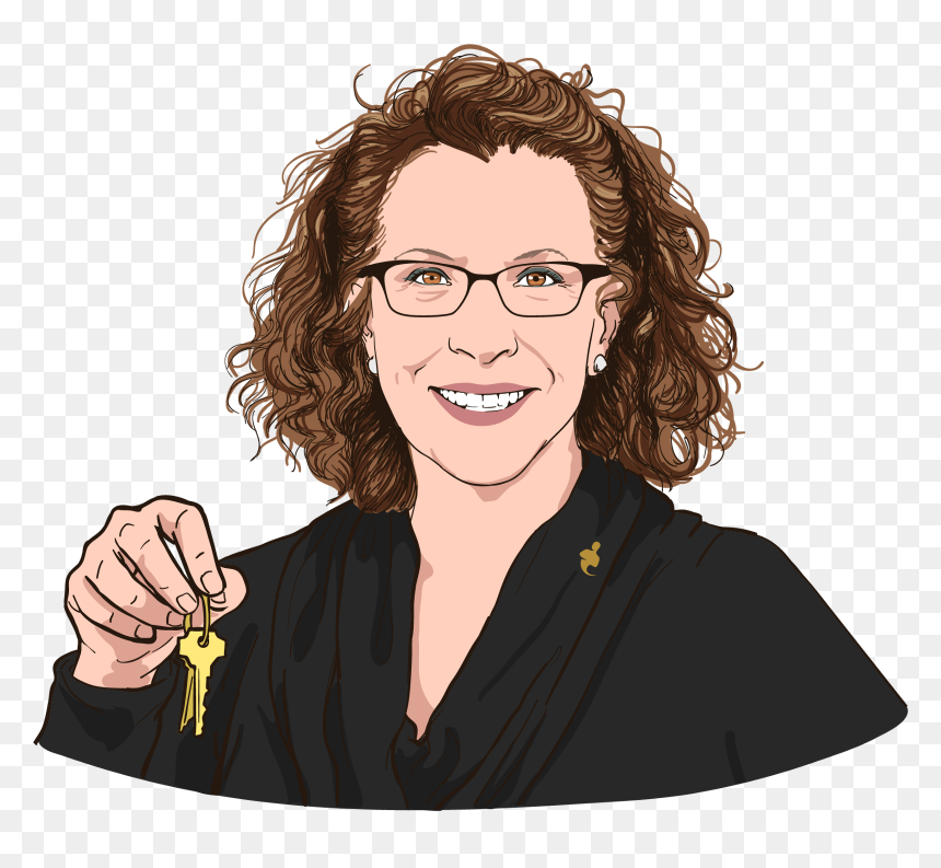 Happy Business Woman - Cartoon, HD Png Download - happy business woman png