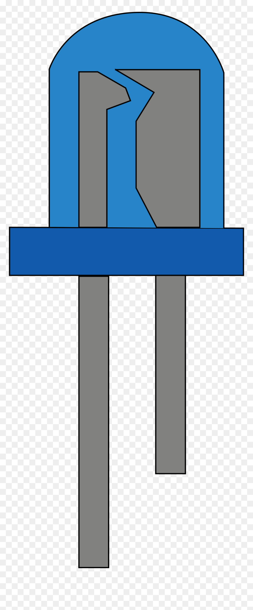 Blue Led Clip Arts - Blue Led Clipart, HD Png Download - led tv icon png