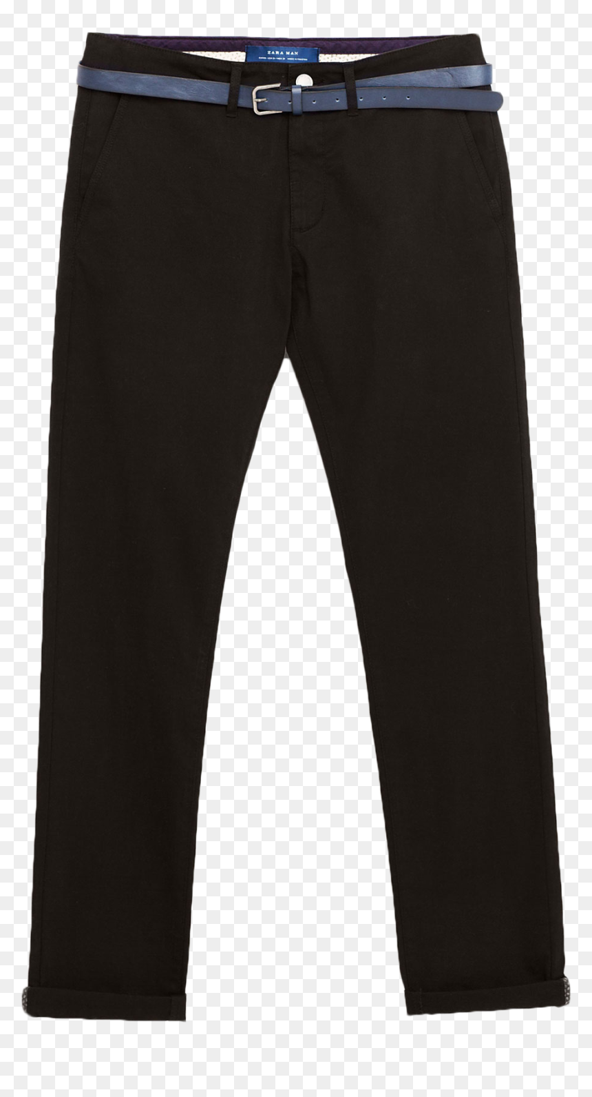Pantaloni Sigaretta Neri Velluto Donna, Transparent - Pocket, HD Png Download - kurta pajama png
