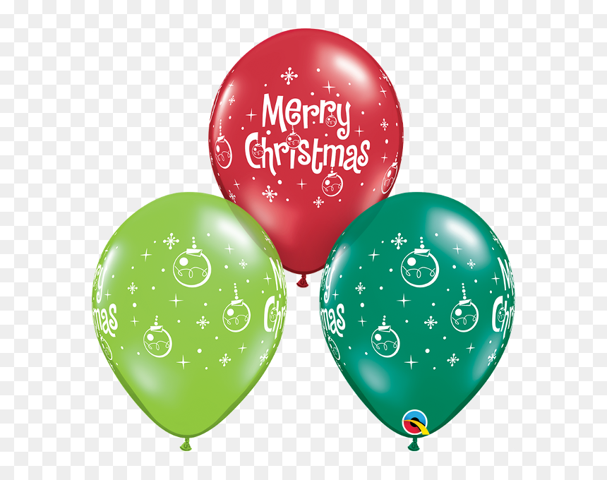 Christmas Ornaments - Mery Xmas, HD Png Download - christmas balloons png