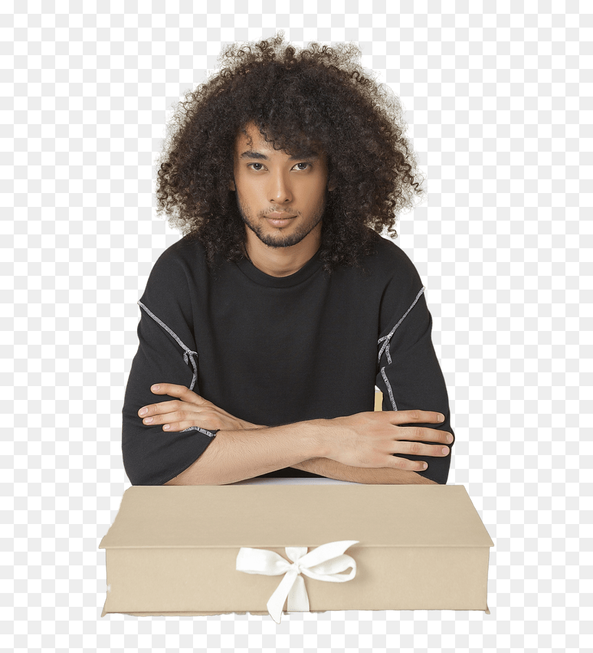 Men - Afro, HD Png Download - hair wig png for men