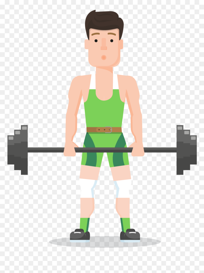 Vector Sport - Character Sport, HD Png Download - bodybuilding vector png