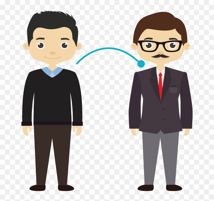 Career Counselor India - Office Guy Cartoon Png, Transparent Png - office man clipart png
