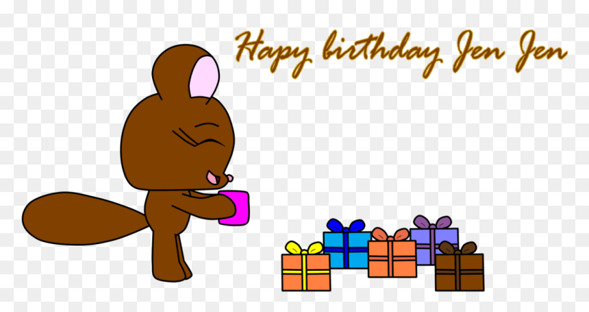 Happy Birthday Jen Clipart 5 By Craig - Happy, HD Png Download - happy birthday clipart png