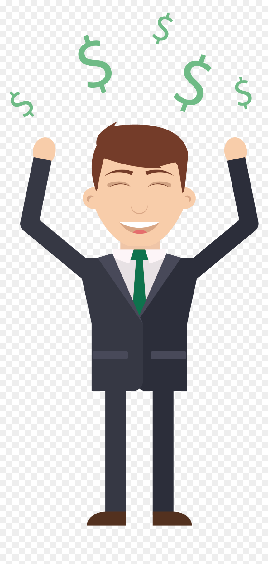Office Man Cartoon Png Clipart , Png Download - Real Estate Agents Png, Transparent Png - office man clipart png