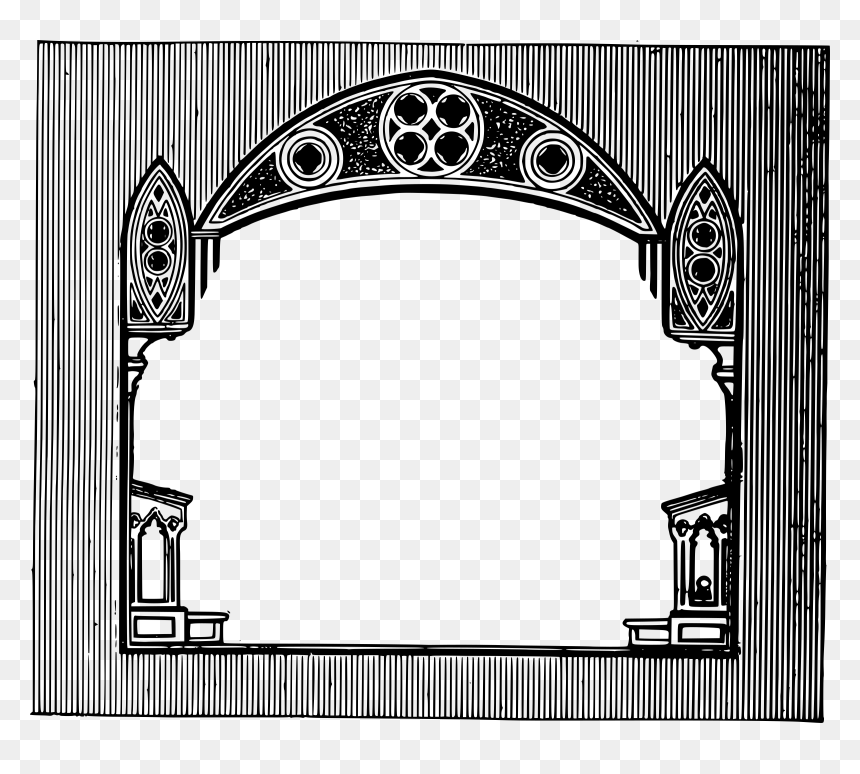 Clip Art, HD Png Download - temple frame png