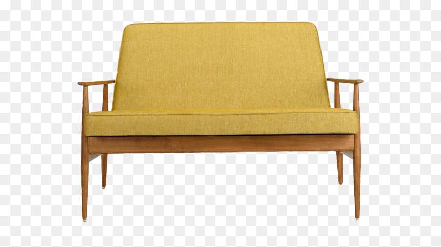 Web Fox Sofa - Mid Century Sofa, HD Png Download - wooden sofa png