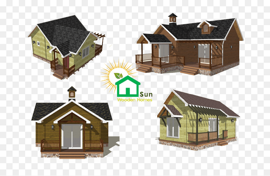 Wooden Cottages Hotel And Resort - House, HD Png Download - wooden house png