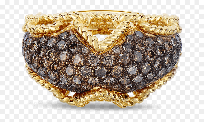 Necklace With Sapphires And Diamonds - Ring, HD Png Download - golden ring png