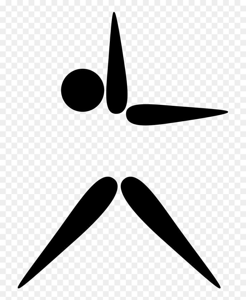 Gymnastics Svg Pictogram, HD Png Download - aerobics png