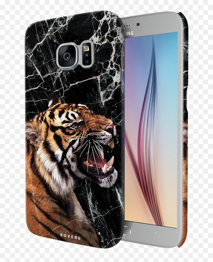Transparent Samsung Galaxy S6 Png - Θηκη Xiaomi Redmi Note 7 Τιγρη, Png Download - samsung smartphone png