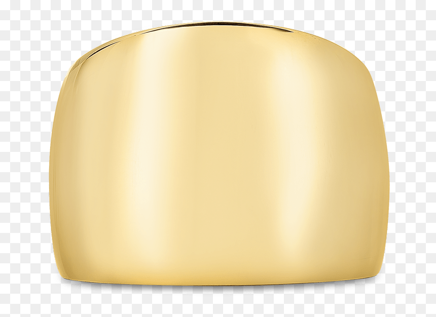 Roberto Coin Golden Gate 18k Yellow Gold Ring - Lamp, HD Png Download - golden ring png