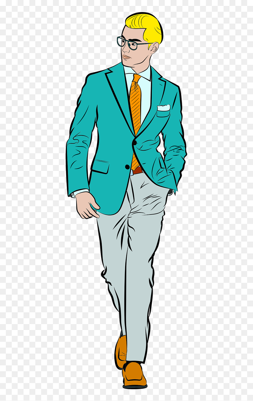 Formal Wear, HD Png Download - businessman full body png