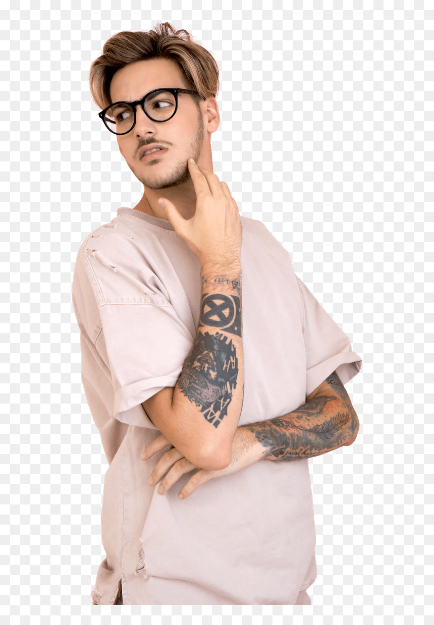 People - Tattoo, HD Png Download - men fashion model png
