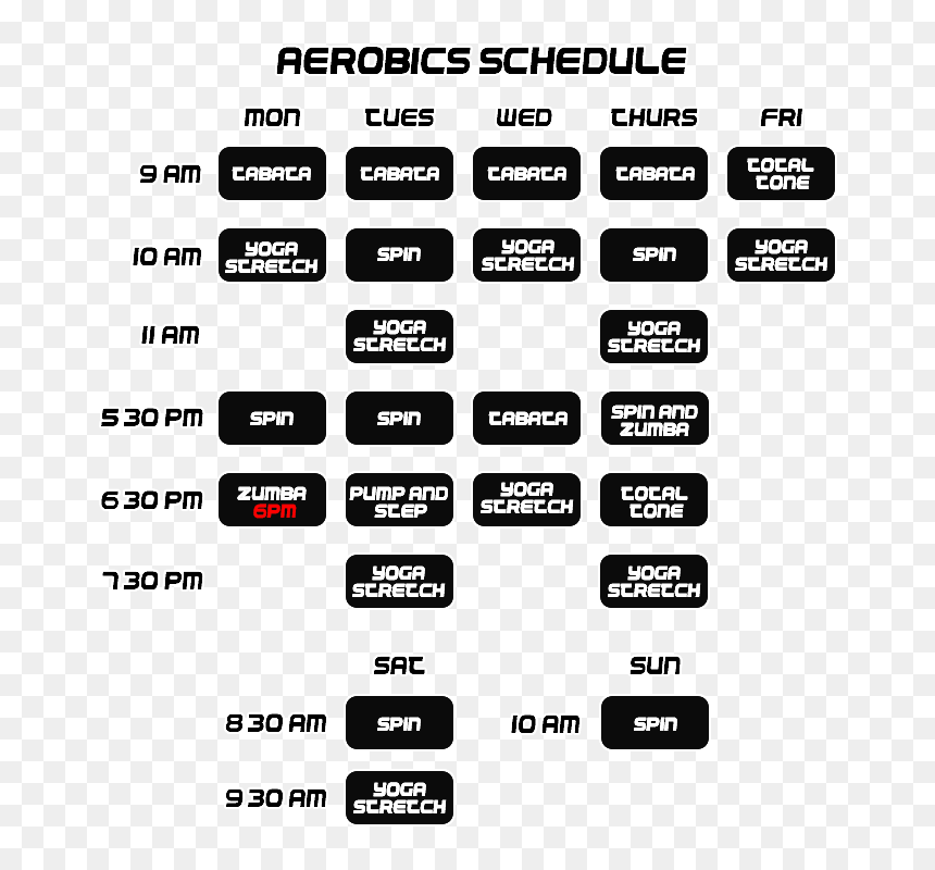 Pro-fit Aerobics Schedule Web - Fincantieri, HD Png Download - aerobics png