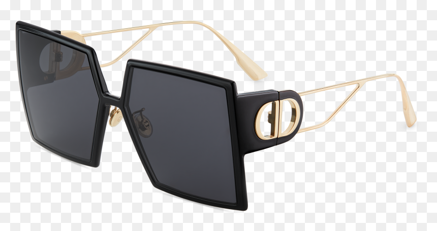 1584925286615891 Lunette 30 Montaigne Black - 30montaigne Black Square Sunglasses, HD Png Download - stylish sun goggles for men png