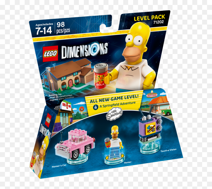 Lego Dimensions The Simpsons Level Pack, HD Png Download - lego dimensions png