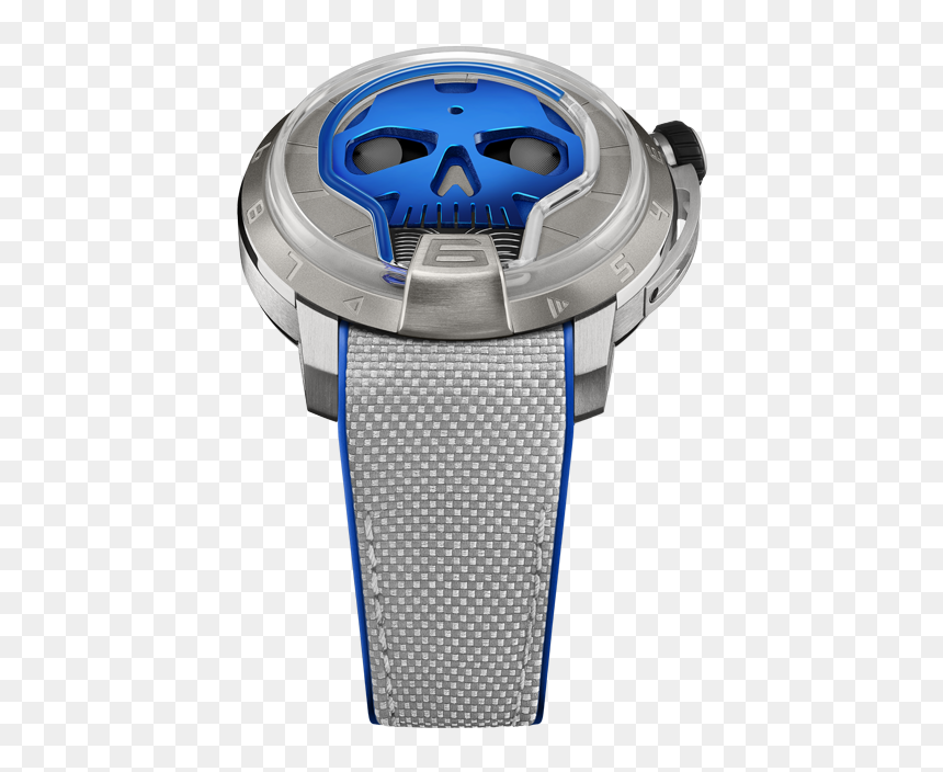 Hyt Skull Watch, HD Png Download - blue skull png
