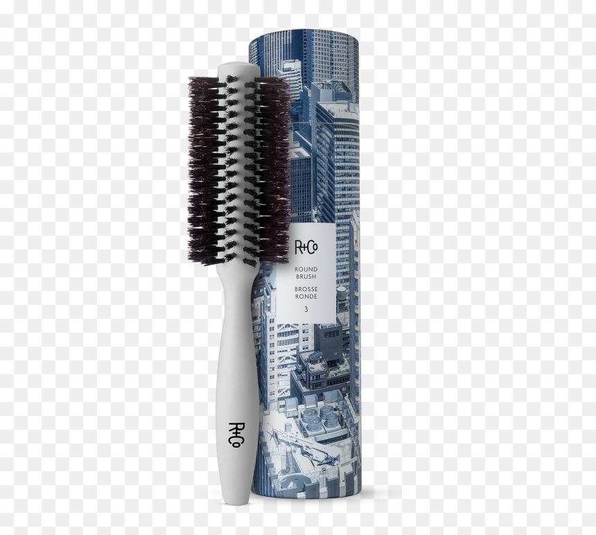 R Co Round Brush, HD Png Download - hair comb png