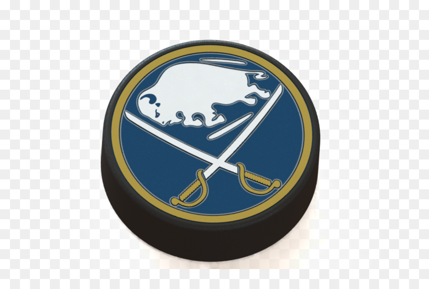 Buffalo Sabres Logo Puck, HD Png Download - buffalo sabres logo png