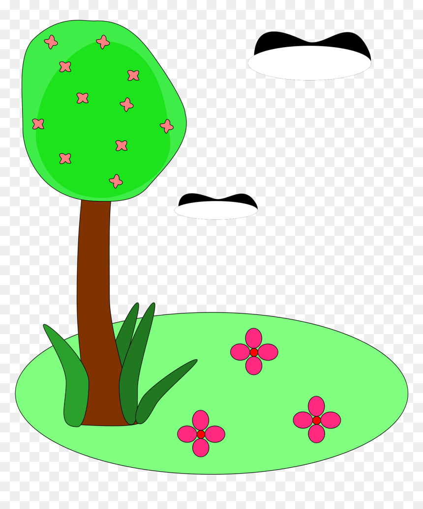 Spring Clip Art, HD Png Download - pink tree png