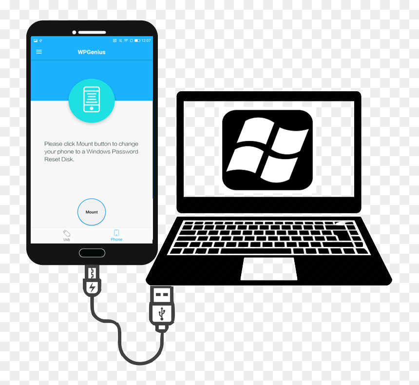 Laptop Vector, HD Png Download - restart button png