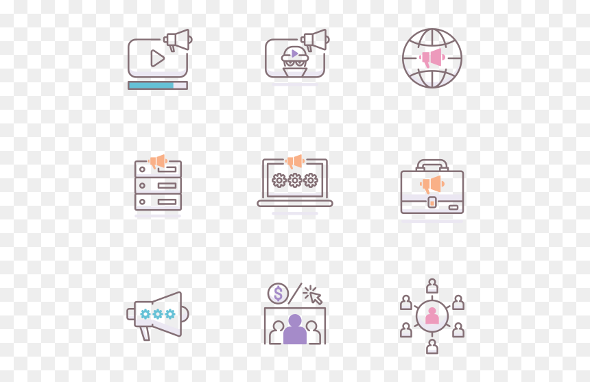 Diagram, HD Png Download - advertising icon png