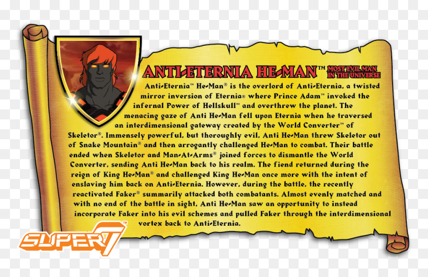 Anti Eternia He Man Bio, HD Png Download - heman png