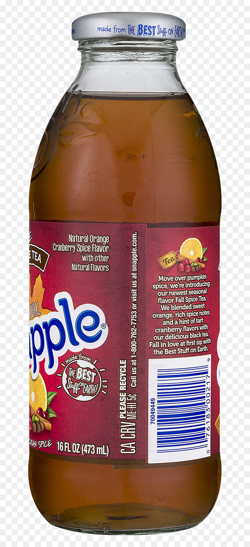 Two-liter Bottle, HD Png Download - snapple png