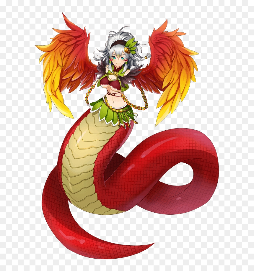 Quetzalcoatl Monster Girl, HD Png Download - quetzalcoatl png