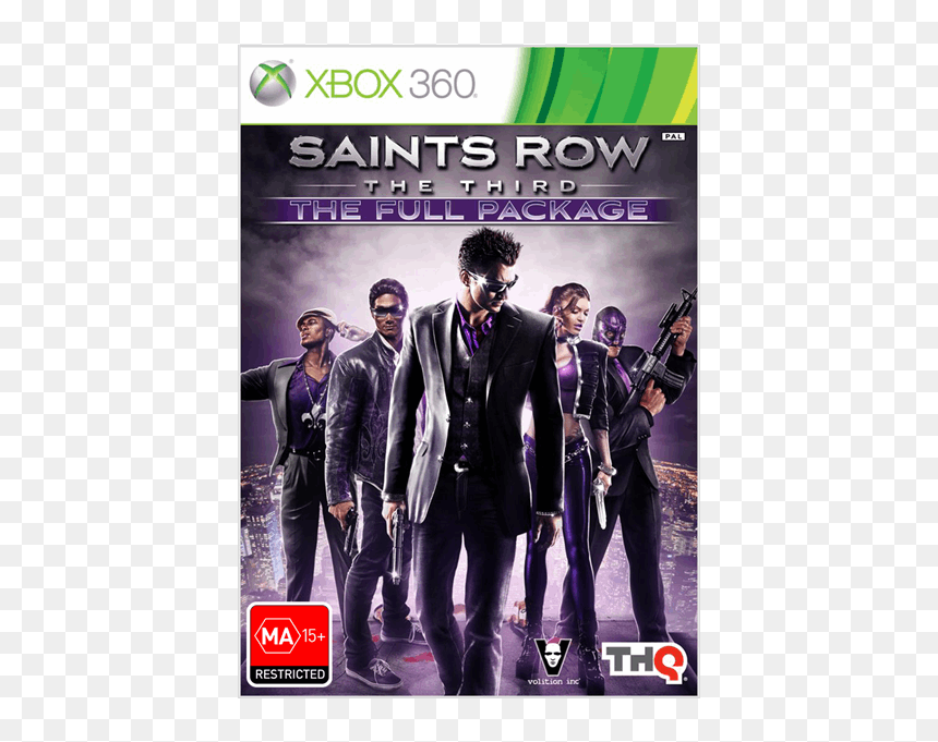 Saints Row The Third The Full Package Pc Cover, HD Png Download - saints row 4 png